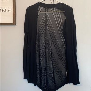 Black cardigan